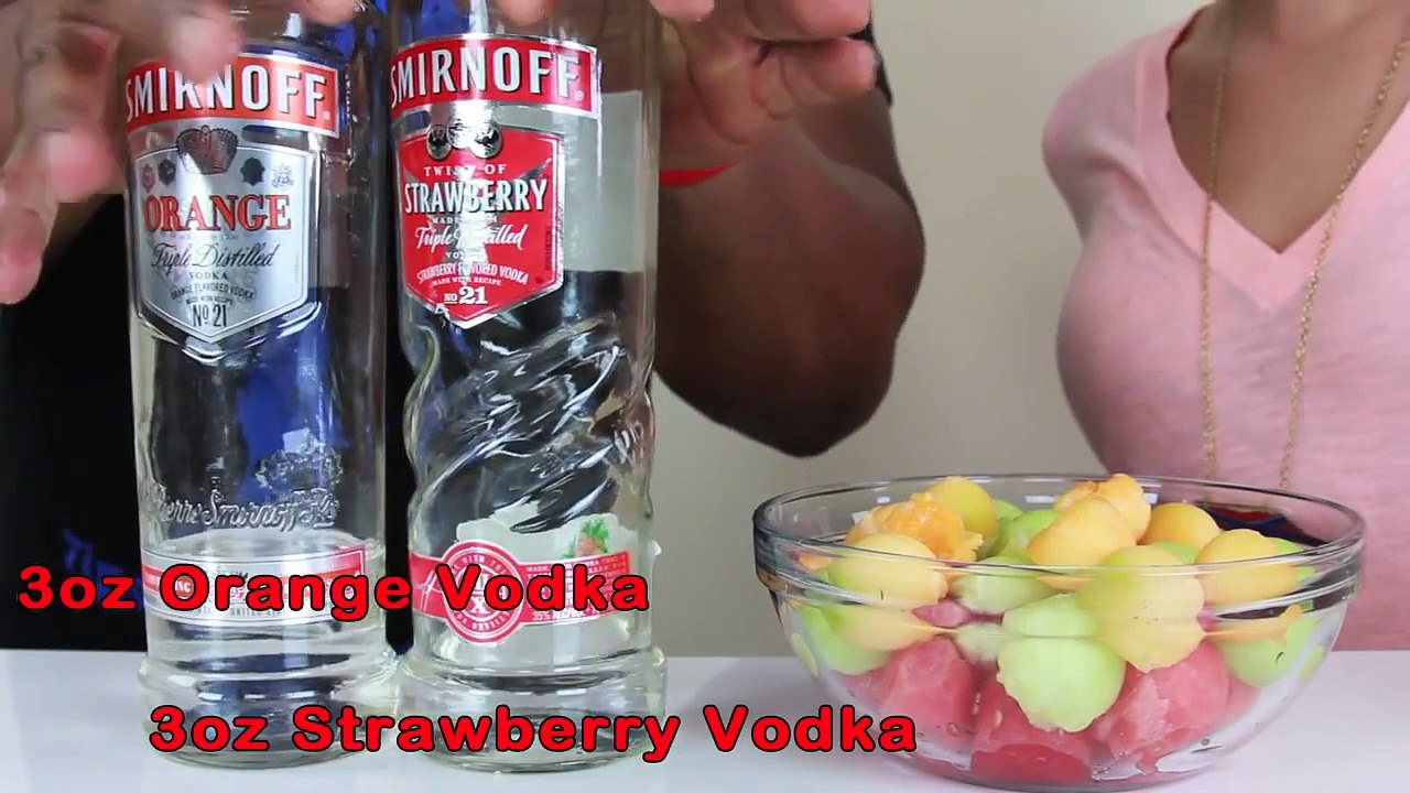 How to make Drunken Melon Balls Tipsy Bartender