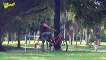 Instant Justice For Bike Thieves - Video--Watch Fun Clips-Funny Videos Collection