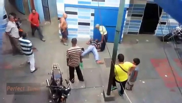 Older Man Knocks Out Young Buck-Watch Fun Clips-Funny Videos Collection