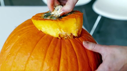 Pumpkin Carving Using a Drill and Cookie Cutters