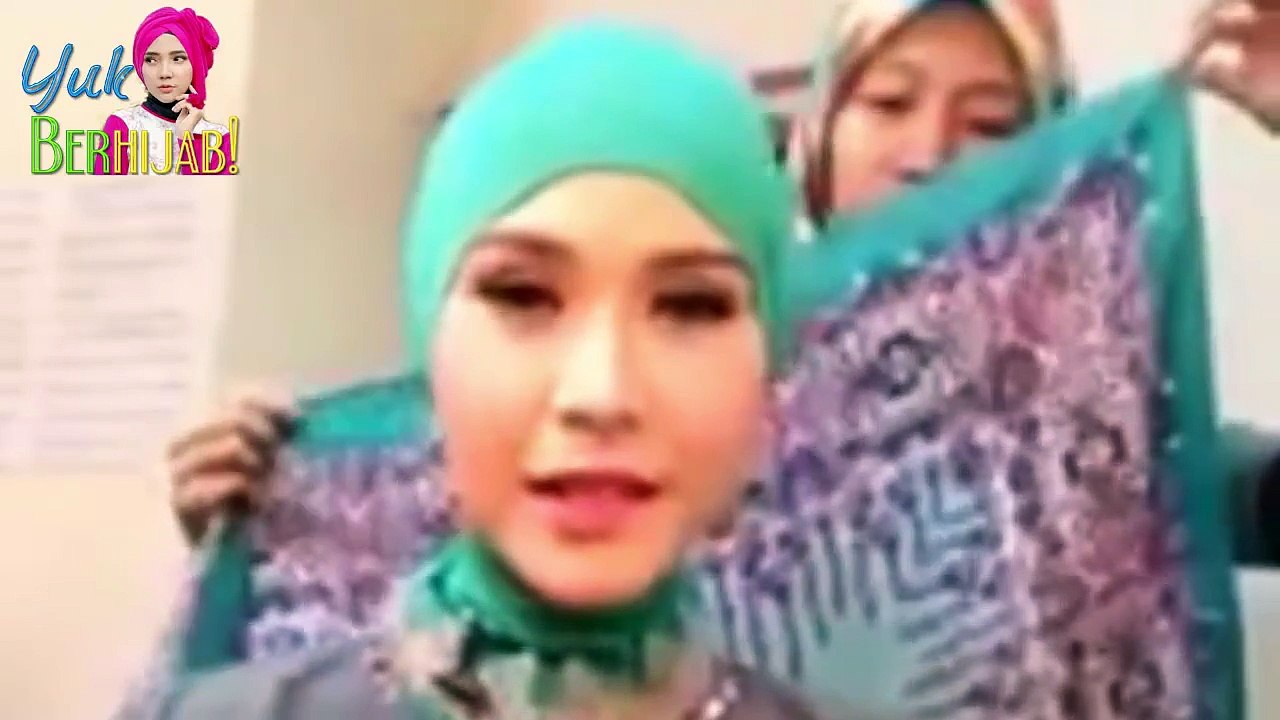 Tutorial Hijab Paris Segi Empat Terbaru 2015