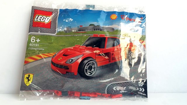 Lego Shell Ferrari F12berlinetta 2014 V Power Collection 40191 - Unboxing Demo Review