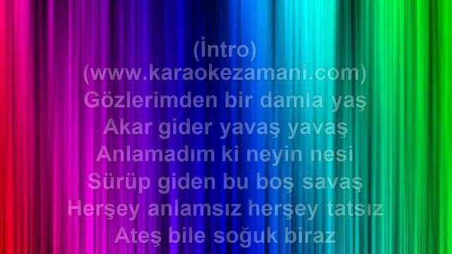 Orhan Ölmez - Yani Olmuyor - 2008 TÜRKÇE KARAOKE