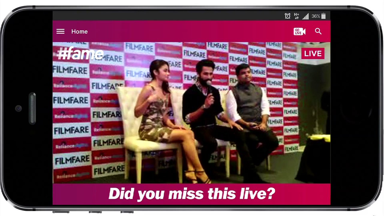 Alia Bhatt & Shahid Kapoor Unveil The Latest Filmfare Magazine Cover!