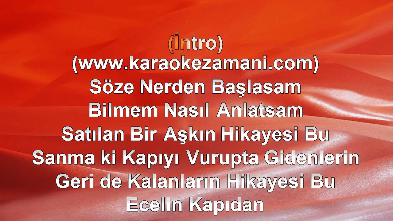 Ömer Danış - Kahpelik Son Moda - 2004 TÜRKÇE KARAOKE