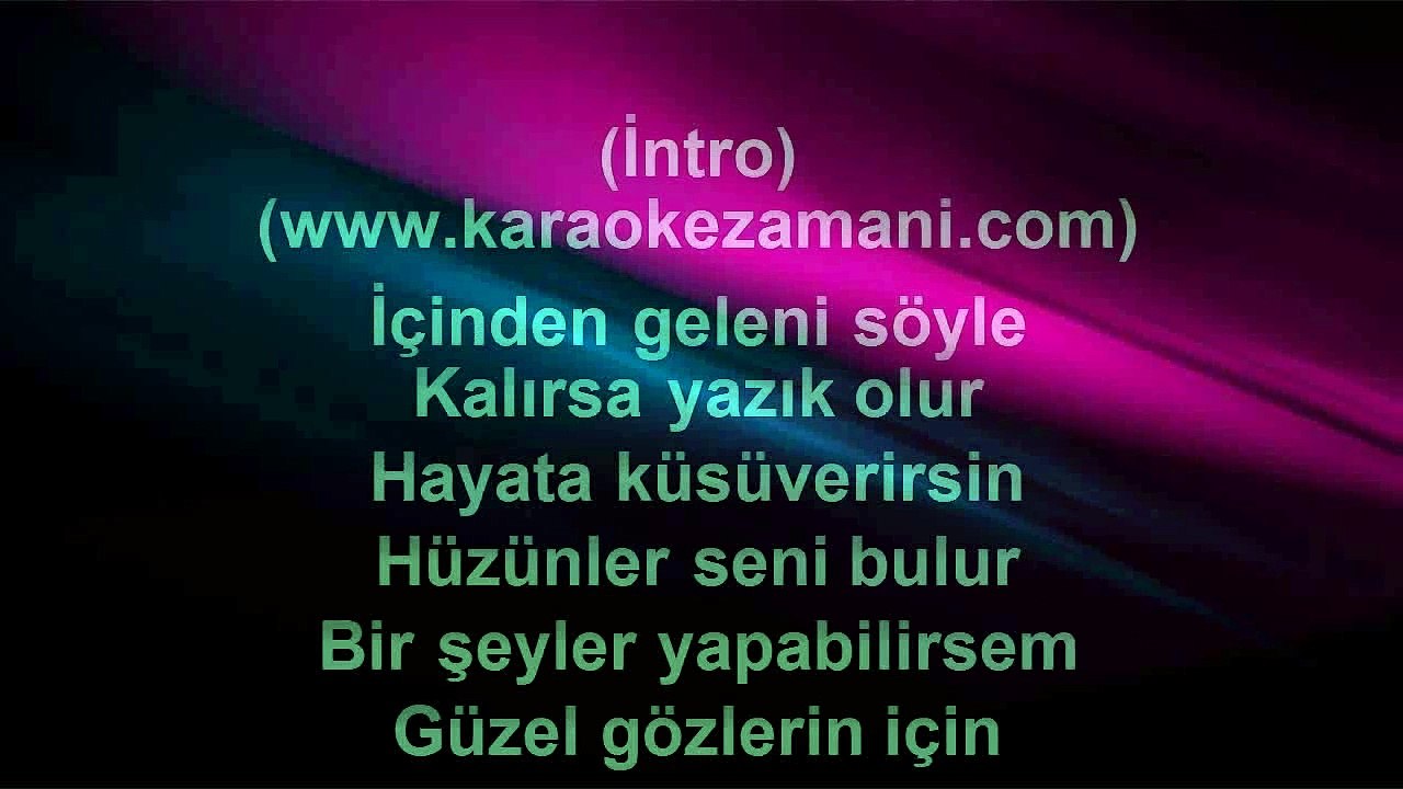 Özgü Namal - (Emir Ersoy) - Hele Bi Gel - (2012) TÜRKÇE KARAOKE