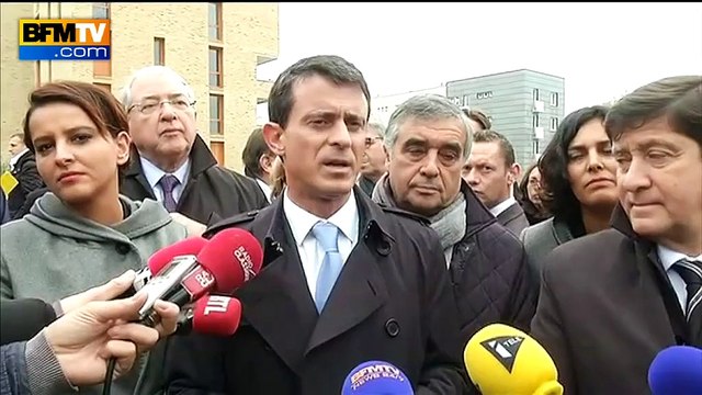 Aux Mureaux, Manuel Valls s’agace des questions des journalistes