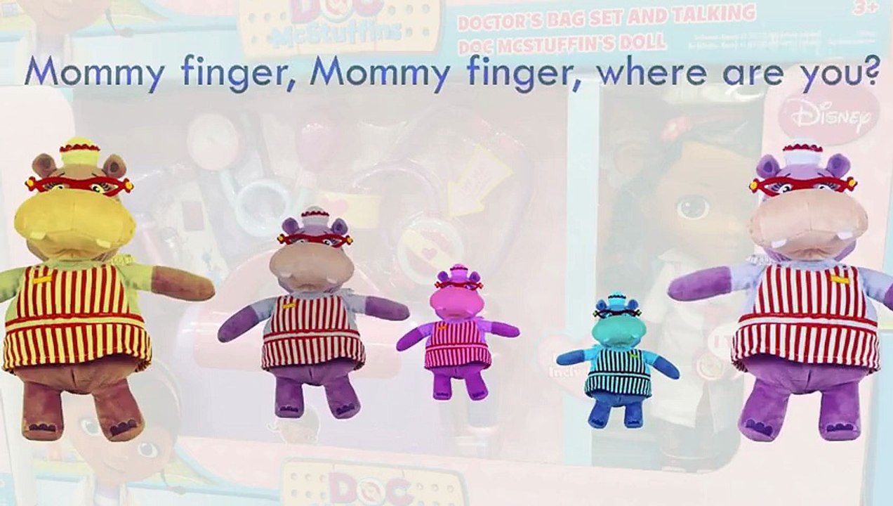 Doc McStuffins Finger Family Song Daddy Finger Nursery Rhymes Nurse Dragon Sheep Snowman F