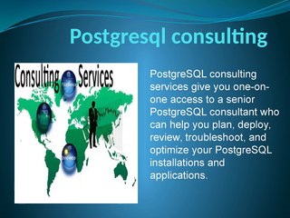 postgresql consultant