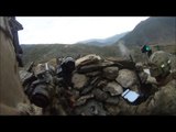 U.S Soldiers Intense Mountain Helmet Cam Firefight With A 10 Support Afghanistan