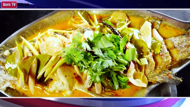 ต้มข่าปลากระพง ร้าน เคียงเดือน 29 พ.ค.58 (2/2) ครัวคุณต๋อย