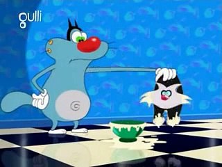 Oggy and the Cockroaches S02E71 Oggy Has Kittens.flv