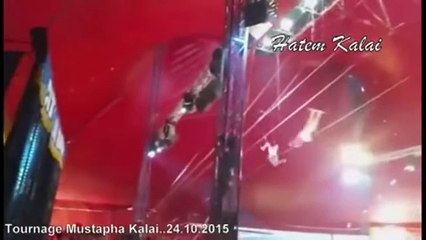 باجة -فيديو سقوط قاتل ل-  لاعبة السرك أثناء الإستعراض و حالتها خطيرة