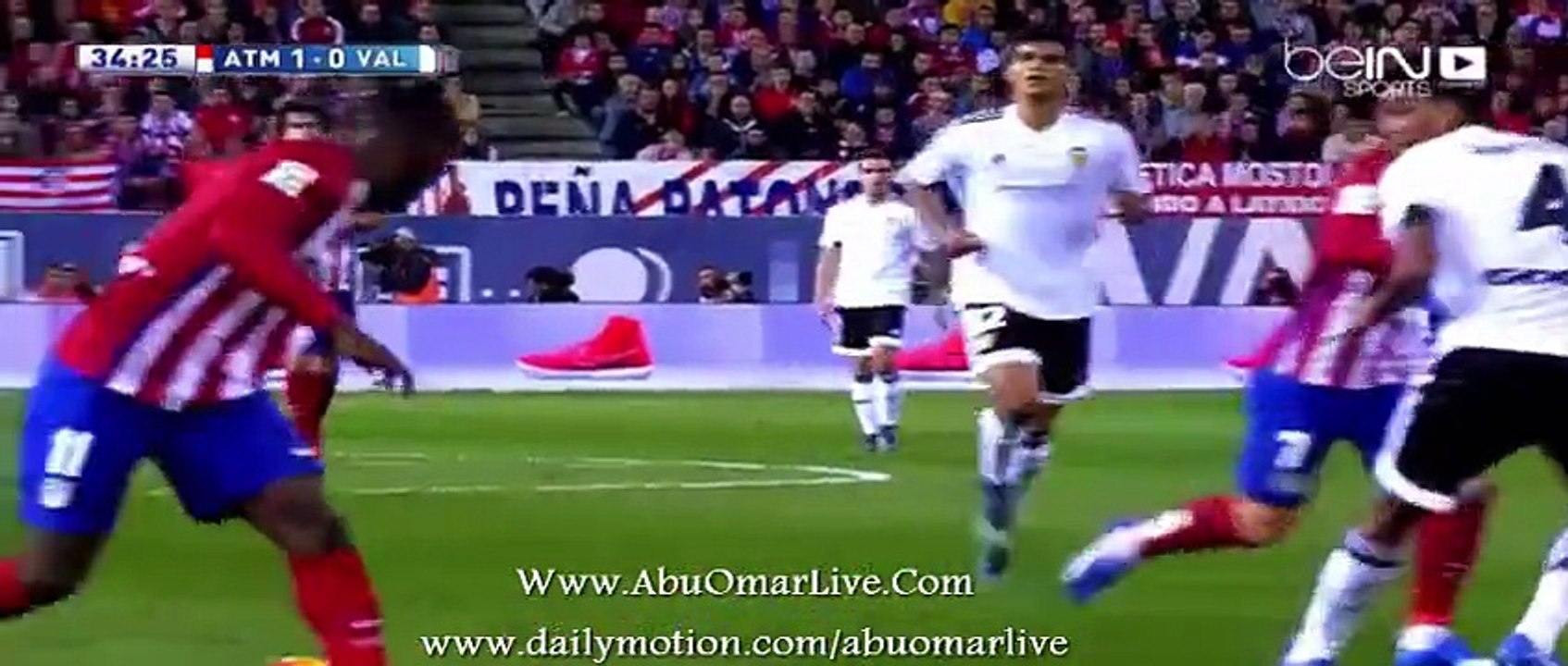 شاهد اهداف اتلتكو مدريد 2 _ 1 فالنسيا في الدوري الاسباني . بتعليق سوار الذهب . 25 اكتوبر 2015