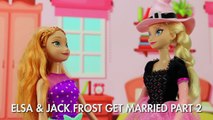 Frozen Wedding with Anna, Elsa, Jack Frost, and Evil Cousin Asle. DisneyToysFan