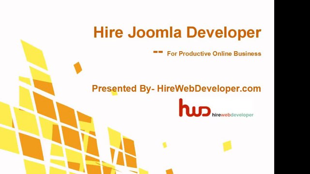 Hire Dedicated Joomla Website Developer