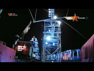 CÚ BAY KHÔNG THỂ TIN NỔI CỦA NGÔ VĂN QUÂN  | STAGE 1B | SASUKE VIỆT NAM 2015 (SEASON 1)