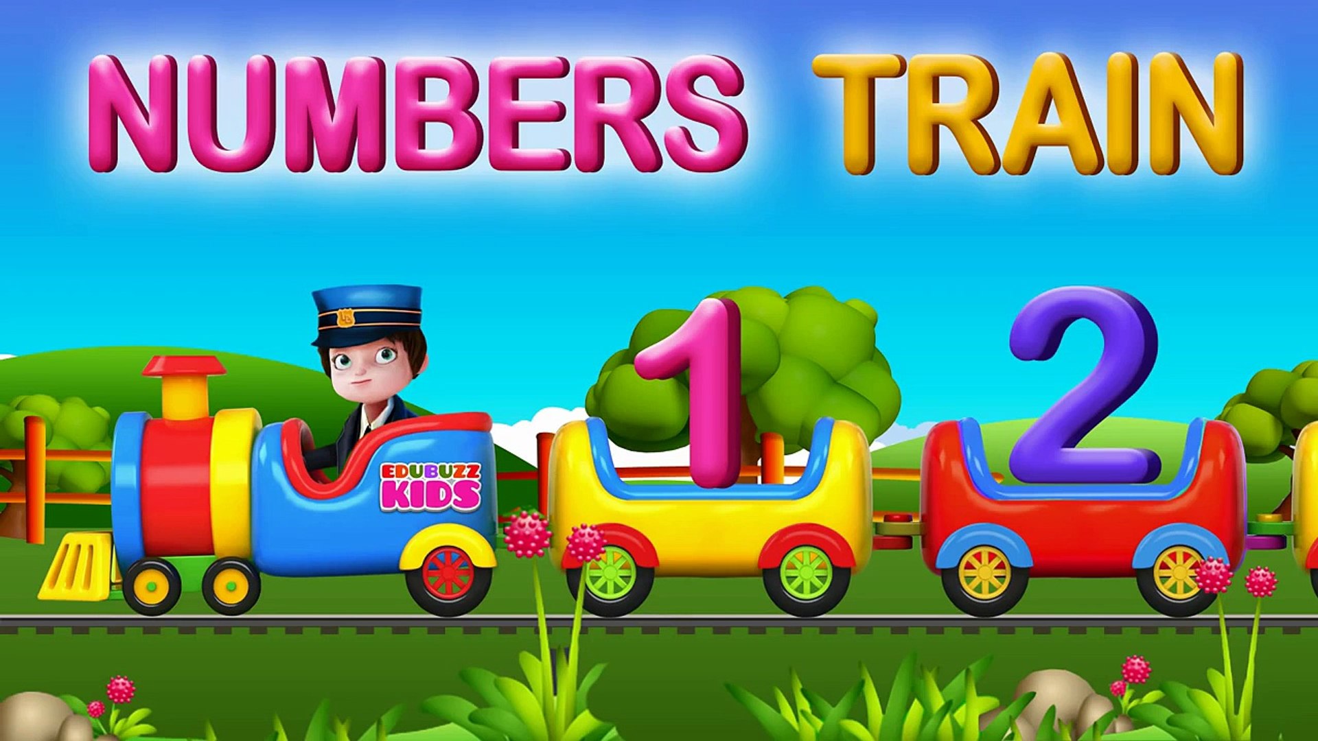 The Number Train Video Learning Numbers 1 to 10 for Kids - Dailymotion Video