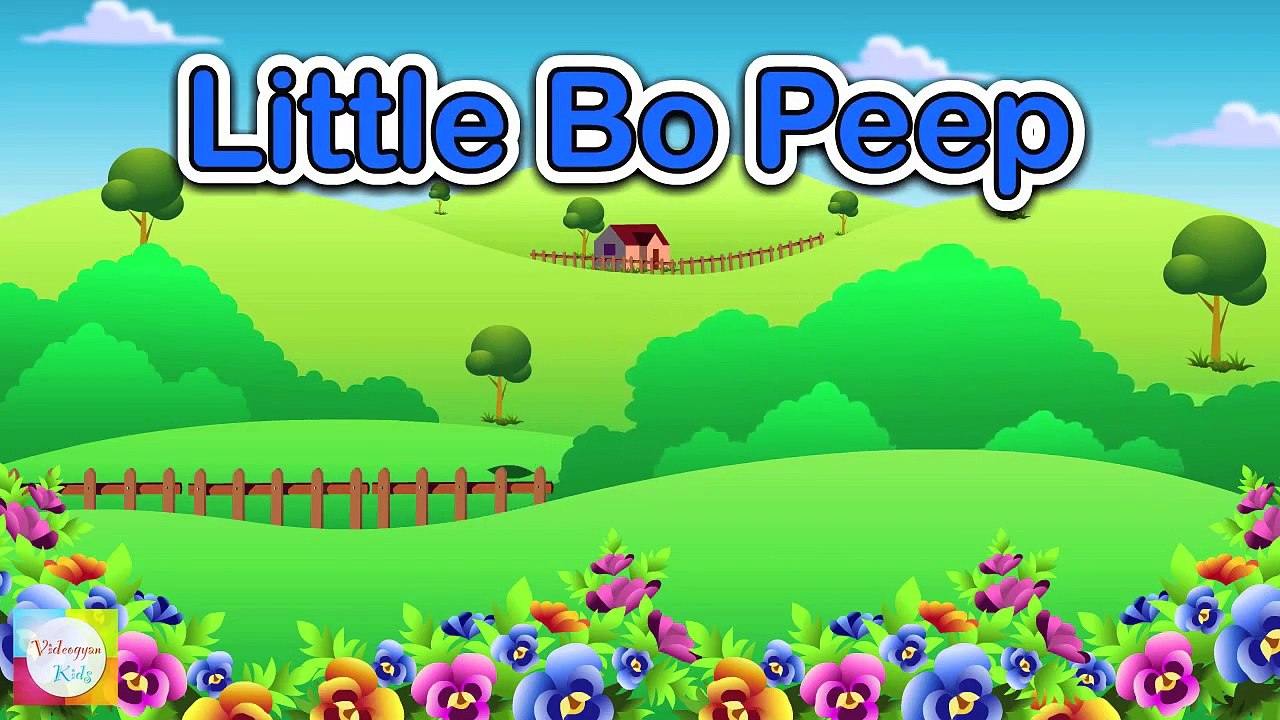 Little Bo Peep Has Lost Her Sheep Nursery Rhyme | Cartoon Animation Songs For Children