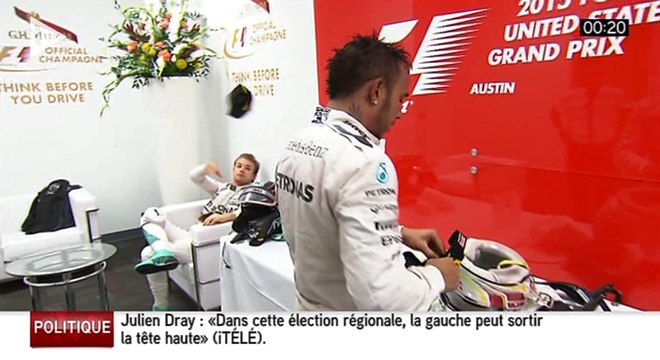 Le clash de Lewis Hamilton et Nico Rosberg - ZAPPING AUTO DU 26/10/2015