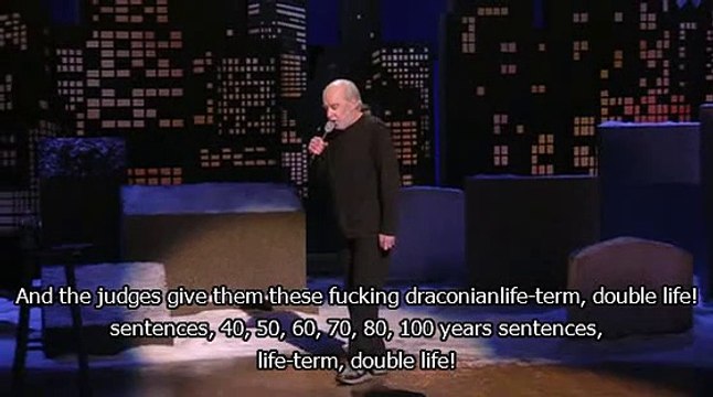 George Carlin - Life Is Worth Losing (2/2) - Stand Up Comedy ( Eng Sub )