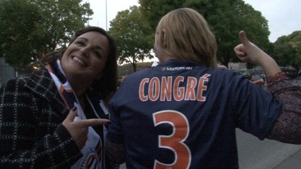 Supportrice : Marie-Laure a remis son trophée à Daniel !