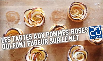 Les tartes aux pommes-roses qui font fureur sur internet