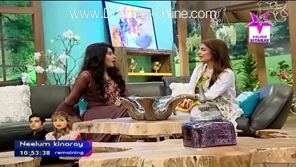 Kiran shared the secret of her childhood in shaista show
