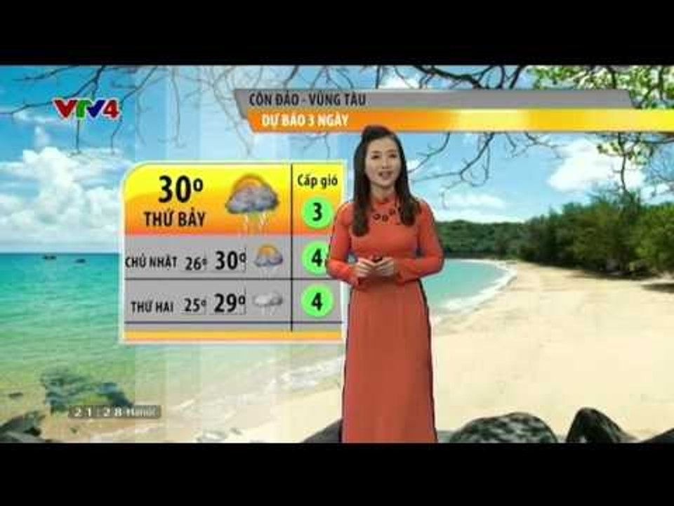 THỜI TIẾT | 21H30 - 23/10/2015