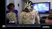 Zone Interdite : Un père sri-lankais ému aux larmes en découvrant sa fille en robe de mariée