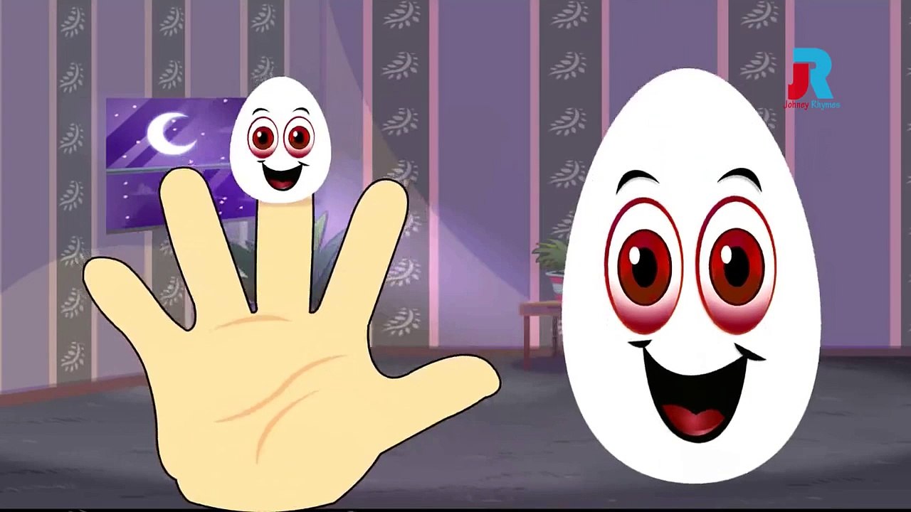 EGG Finger Family Cartoon Animation Nursery Rhymes For Children