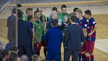 Declaraciones de Marc Carmona antes del Barça Lassa (fútbol sala) - Peñíscola (1/4 de final Copa del Rey 2015/2016)