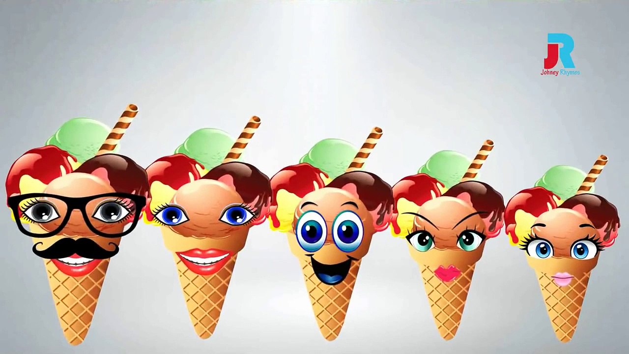 ICE CREAM Finger Family Cartoon Animation Nursery Rhymes For Children