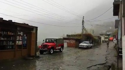 Snowstorm From Ultar After Earthquake