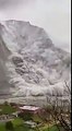 Landslide in Pakistan Caused by the Earthquake - 26th October 2015