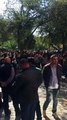 Ege Üniversitesi'nde Ankara Katliamı'nda ölenleri anmak isteyen öğrencilere polis engeli