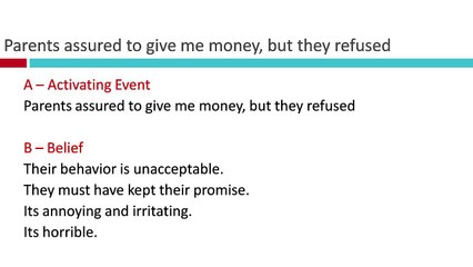 Parents assured to give me money, but they refuse