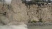 Landslide at Historic Suspension Bridge in Pakistan's Gilgit-Baltistan Region