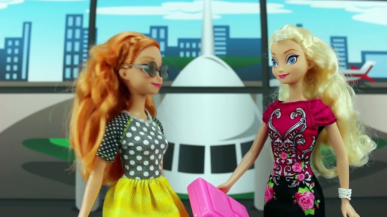 Elsa Kidnapping by Evil Cousin Asle and Anna Fights Asle. DisneyToysFan