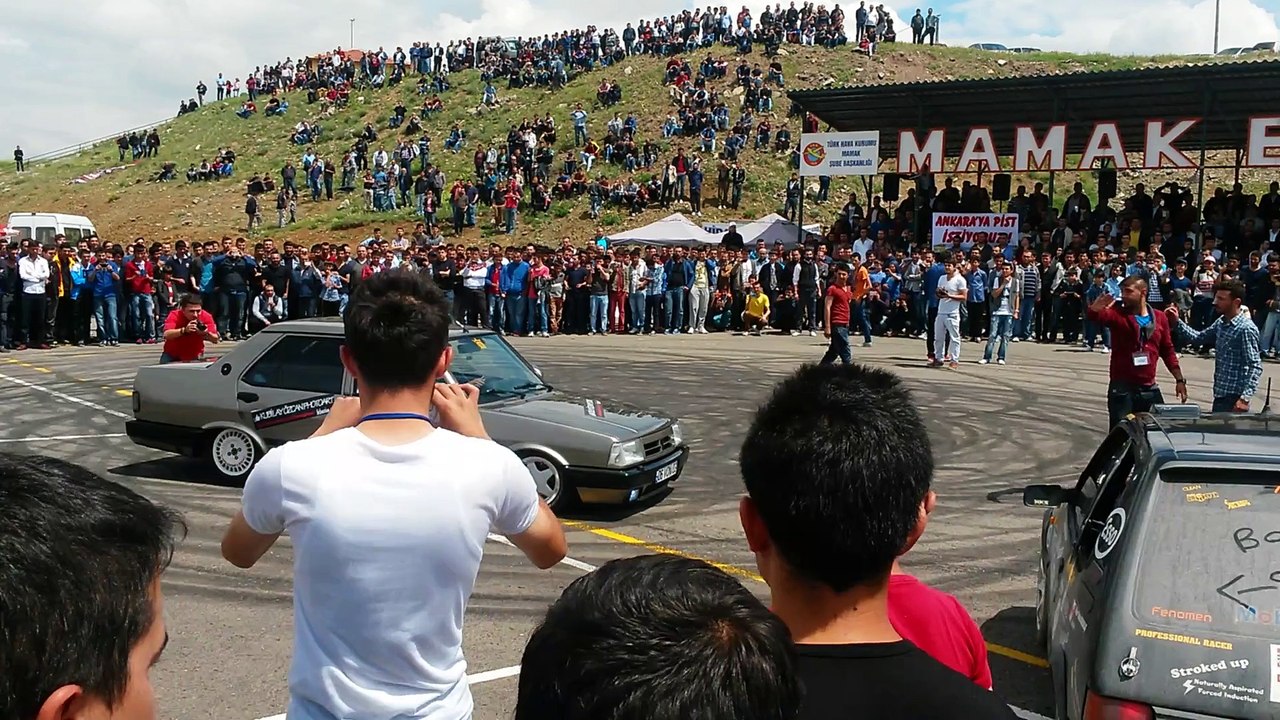 06 von 03 Tofaş Atmosferik Modifiye Show Ankara buluşması Drift Gösterisi
