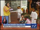 Presentan nueva colección navideña realizada por los niños de la fundación “El Triangulo”