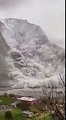 Real Footage of Massive Land Sliding in Pakistan Earth Quake 2015