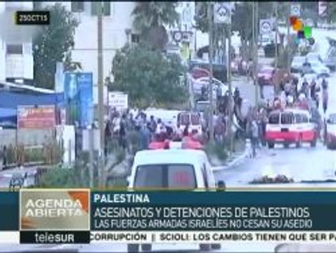 Palestina: muere palestino por disparos de fuerzas sionistas
