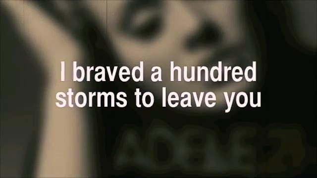 Adele - Turning Tables (With Lyrics) - Dailymotion