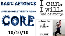 Beginner Low Impact Cardio Workout: 10/10/10/ **Floor Aerobics **UPPER& LOWER Toning**Core**