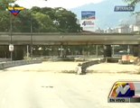 Así fue el momento de la implosión del puente Los Ruices