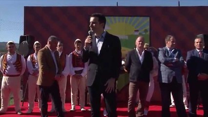 Report TV - 'Bio Fest Baldushk' , Veliaj: Promovon produktet e zonës