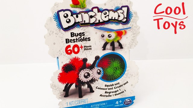 Bunchems Bugs Tridimensional Set Toy for Kids