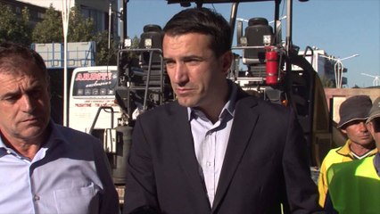 Report TV - Rruga Dritan hoxha me korsi biçikletash dhe autobusi