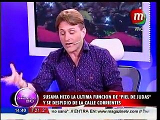 Susana Giménez se despidió del teatro